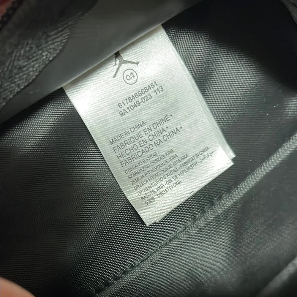 JORDAN Small Black Backpack